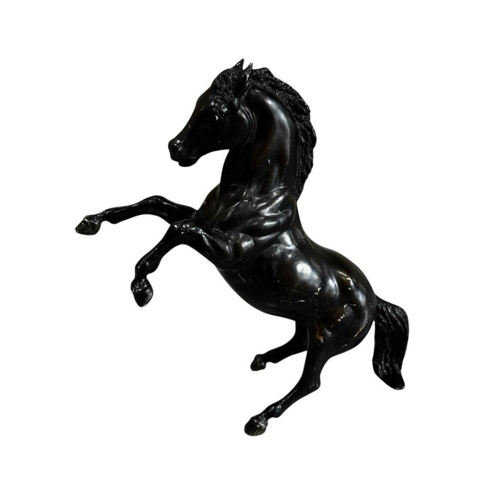 Vintage Breyer Flicka Black Horse “Running Black Beauty” Toy Figure Collectible